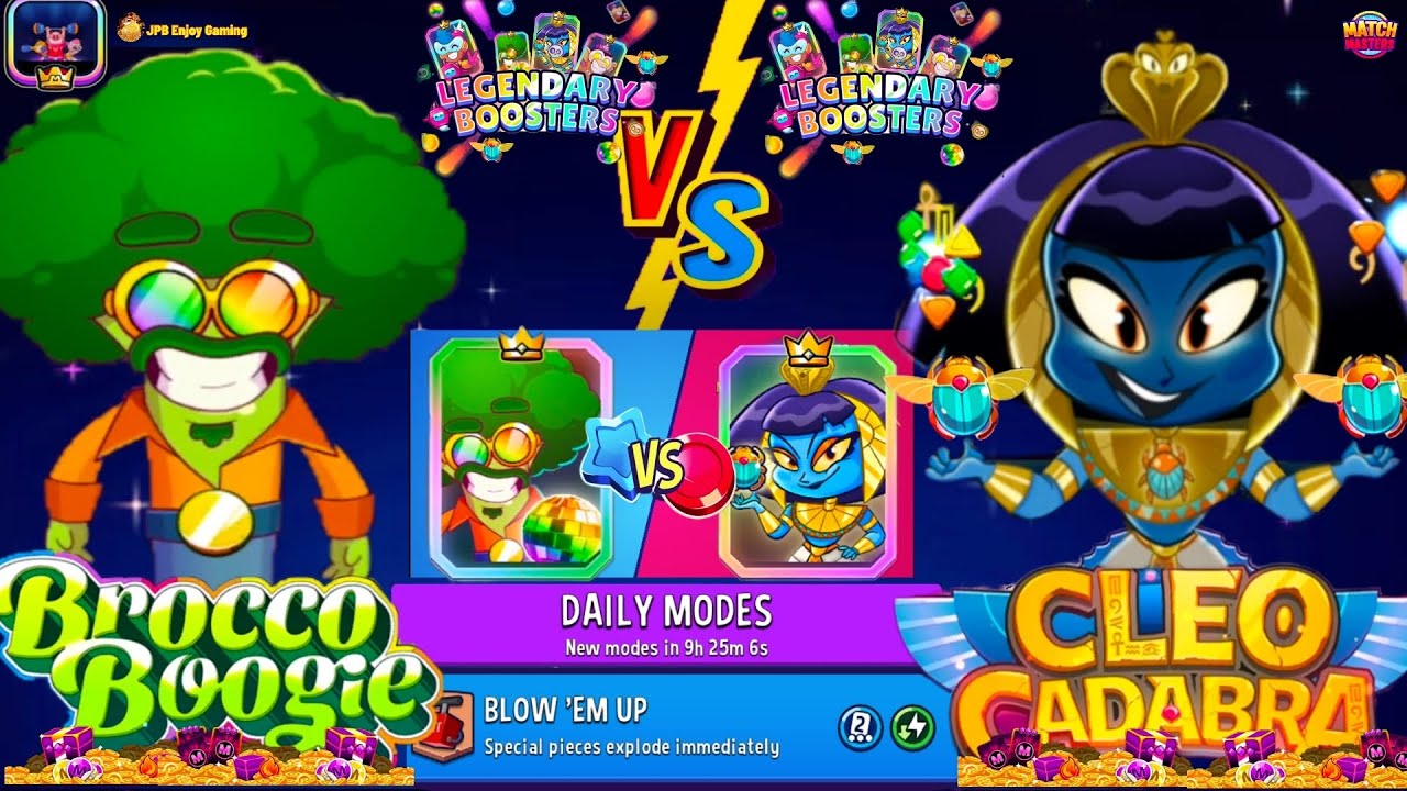 New Legendary Cleo Cadabra Vs Legendary Brocco Boogie Daily Mode Blow