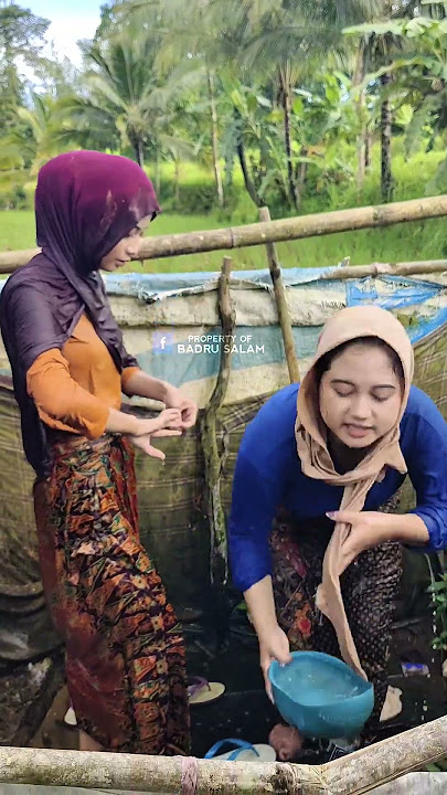 gadis desa mandi sahabat #gadisdesa