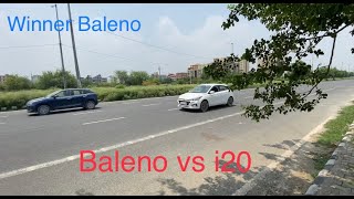 #baleno #i20 MARUTI BALENO vs HYUNDAI i20  | Petrol Battle:Drag Race
