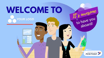 HR Employee Onboarding Video Template - Edit this Powtoon now