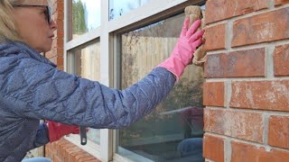 ASMR~ Cleaning the Outside Windows:) No talking!!