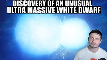 Strange Ultra Massive White Dwarf Discovered