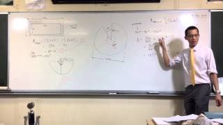 Finding Sector Area (example question) Finding Sector Area (example question)