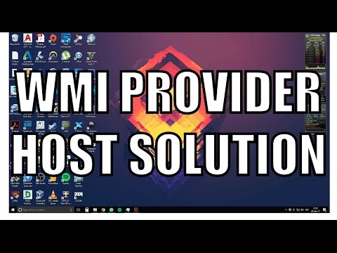 WMI Provider Host High CPU Usage - Alternate Solution