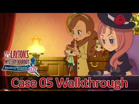 Layton's Mystery Journey Switch Walkthrough Case 05: Ghost Busted (HQ) No Commentary