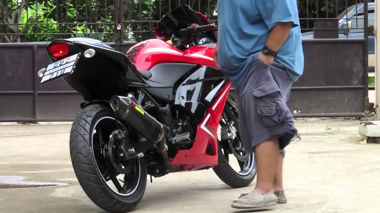 Saringan Knalpot Kawasaki Ninja 250 R Dengarkan Suaranya YouTube