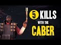 Tf2  5 kills with the caber challenge accepted