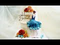 Amazing Decorate Painting Ballet Girt On The Cake | Bánh Vẽ Hai Tầng Trang Trí Thiếu Nữ Ba lê Và Hoa