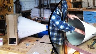 Make a Cyclone dust separator - The cone (part 2 of 3) (home made cyclone) In the second video for the dust separator build I finish forming the Cone and secure it onto the top-hat. Plans: http://www.