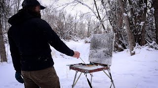 Plein Air Painting: Winter Scene