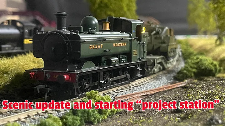 Loft model railway build - Scenic update and starting “project station”