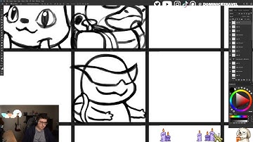 Making Twitch Emotes for Streamer Blaustoise Part 7