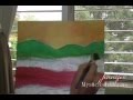 TimeLapse Painting LOOSE ABSTRACT LANDSCAPE :::.. ☆Jennifer Perez Painting on Canvas Whimsical