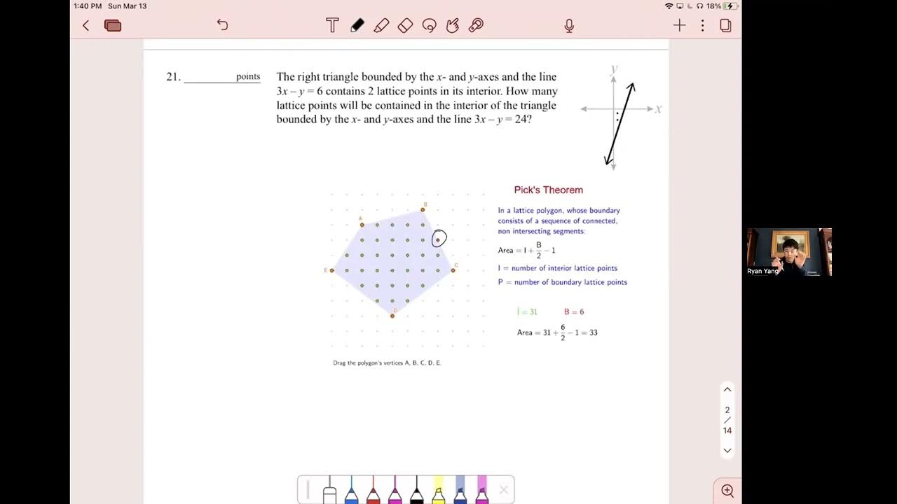 2018 MathCounts State Sprint Round 21 YouTube