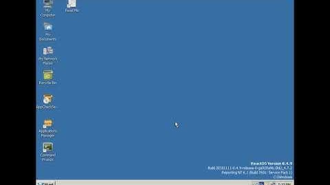Experiment: Install Appcheck in ReactOS with .NET 4.5