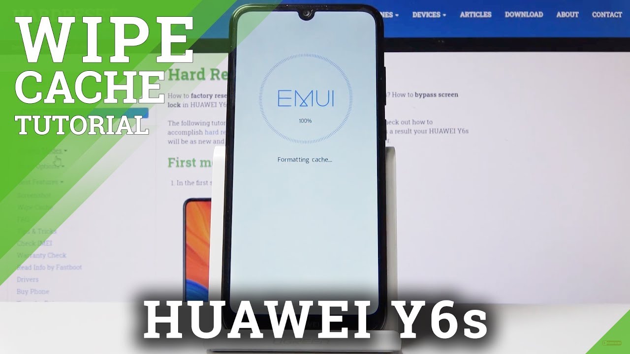 How to Wipe Cache in HUAWEI Y6s Delete Junk Files YouTube