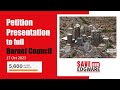 5600 signature Petition from Save Our Edgware  presented to Barnet Council