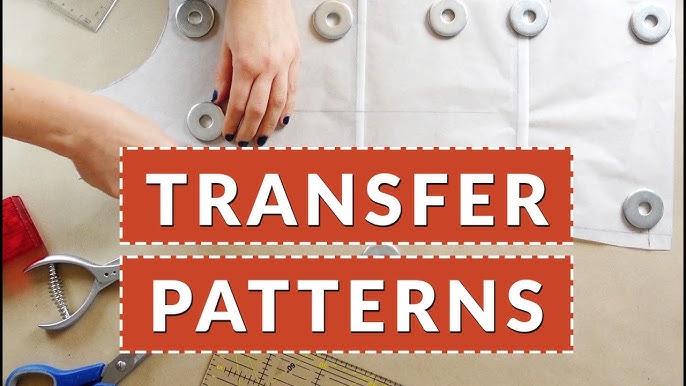 Sewing Pattern Carbon Tracing Paper by CRE, Transfer Patterns to Fabric - 2  Large 18x26 Sheets