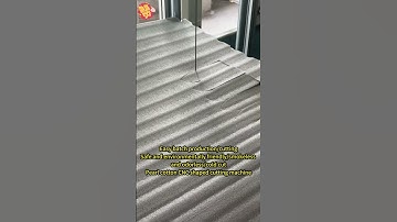 Pearl cotton CNC shaped cutting machine #factory #machine #cnc