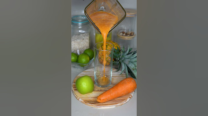 At what age did you find out that if you put a carrot in a blender...