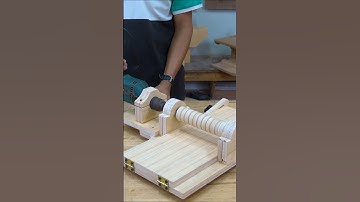 Impressive DIY Electric Drill into wooden Drum Sander #DIY #drumsander #woodworking