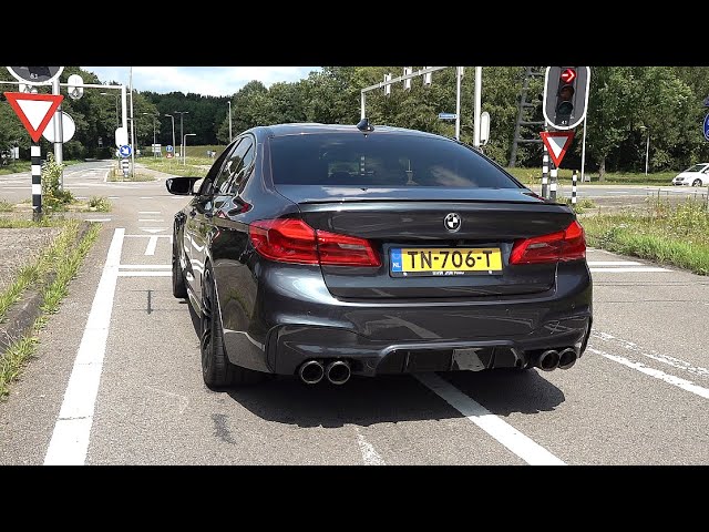 DECATTED 750HP BMW M5 F90 w/ Akrapovic Exhaust - Crazy Revs, Crackles & Accelerations! class=