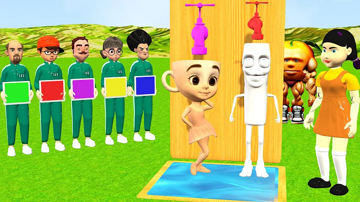 Scary Teacher 3D vs Squid Game Choose Right Color Tralalero Tralala or Ballerina Brainrot Challenge