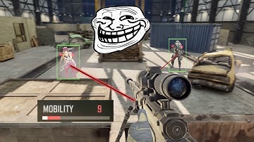 Trolling codm tryhards with the most slowest dlq gunsmith/mobility