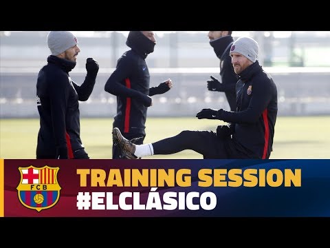 Last training session before ‘El Clásico’ in Madrid