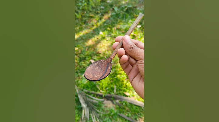 How to make a spoon with a coconut shell |DIY| #shorts