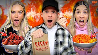 Eating the Spiciest Food from Every Restaurant in my City! *BAD IDEA*  #ad
