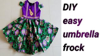 Latest Umbrella Frock Cutting And Stitching | baby frock tutorial