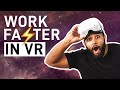 Work in vr with zero latency in immersed