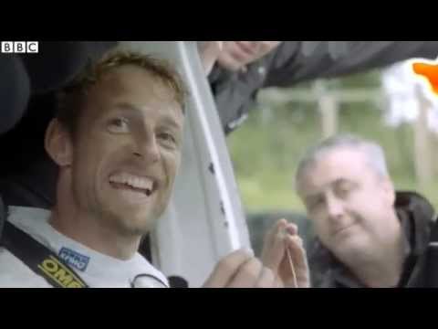 ★ BBC Jenson Button takes on David Coulthard at Rallycross ★ HD