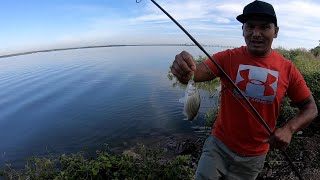 Pesca de lobinas blancas con plumillas artesanales