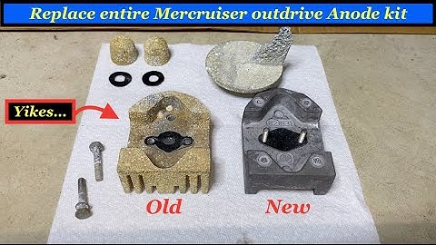 Replace Mercruiser outdrive Anodes  - Alpha one gen 1(2) / Bravo