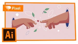 Рисуем романтическую иллюстрацию в Adobe Illustrator | уроки для новичков Рисуем романтическую иллюстрацию в Adobe Illustrator | уроки для новичков