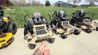 2026 Warhawk mower line up compared with Hustler X-ride