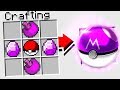 CRAFTING A MASTER BALL IN MINECRAFT!