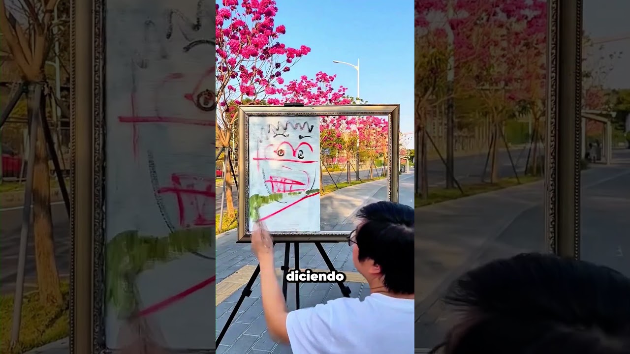 ¡Mira cómo desaparece el fondo con esta pintura increíble!