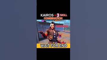 Kairos + 3 😱 Best Skill Combination | Kairos Character Ability #srikantaff