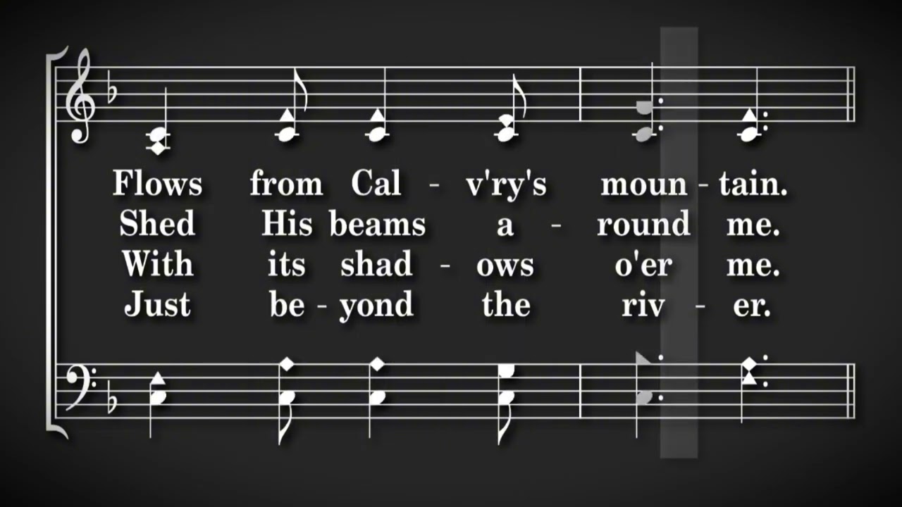 Jesus, Keep Me Near the Cross | Animated SATB Sheet Music Accompaniment