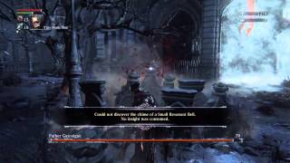 Eustace from  Courage the cowardly dog on bloodborne
