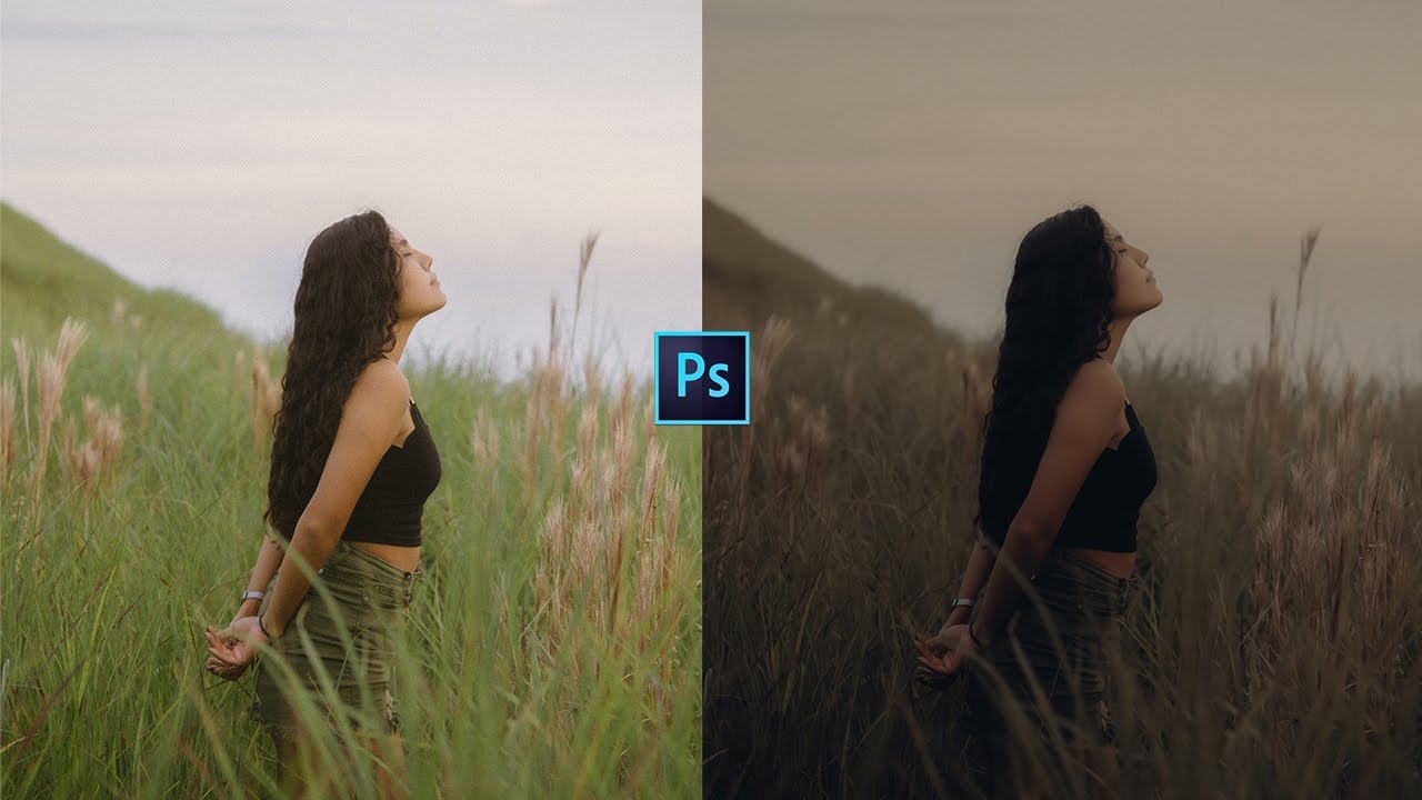 How to make Moody brown tone in your photoshop + free xmp preset || Photoshop tutorial
