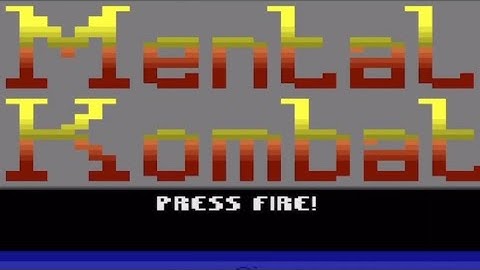 First Time Playing - Mental Kombat (Atari 2600)