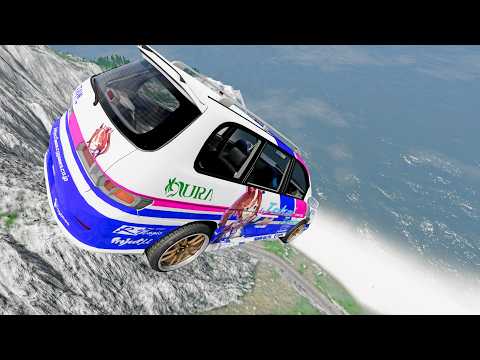 Видео: Epic High Speed Car Jumps #265 – BeamNG Drive | CrashBoomPunk