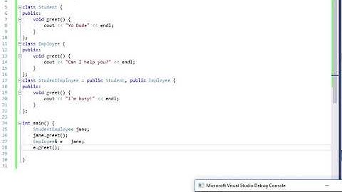 C++ and Multiple Inheritance