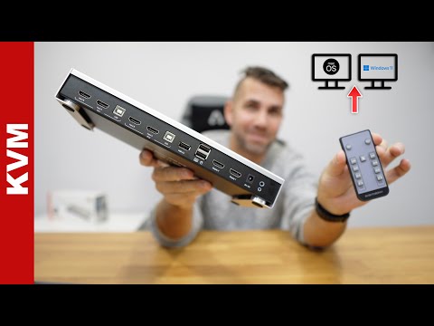 KVM Switch Dual Monitor Setup | 2 Computers to 2 Monitors – Mac & PC