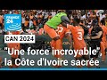 Une force incroyable  la cte divoire remporte une 3e toile  france 24