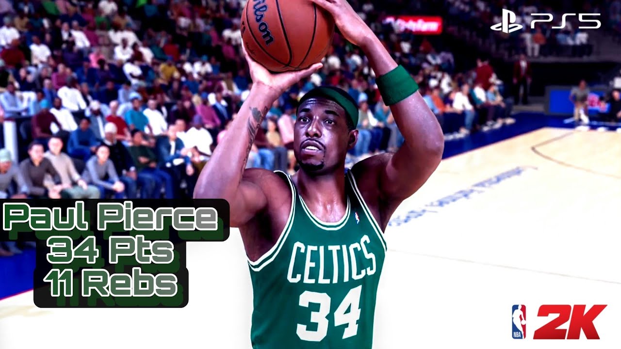 NBA 2K - Paul Pierce Highlights (34 PTS) vs. Vince Carter (31 PTS) | MyNBA Eras 2004-05 Season
